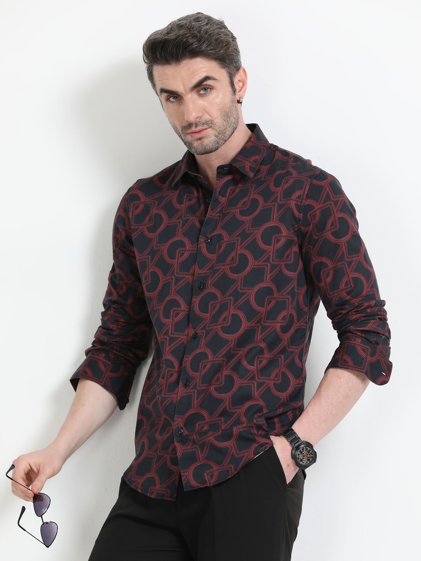 Nova Scottia Mens casual shirt - Cocktail