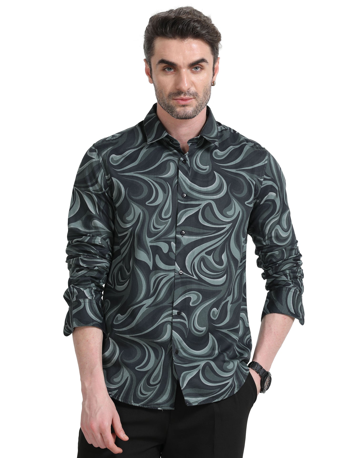 Nova Scottia Men’s printed shirt- Suave