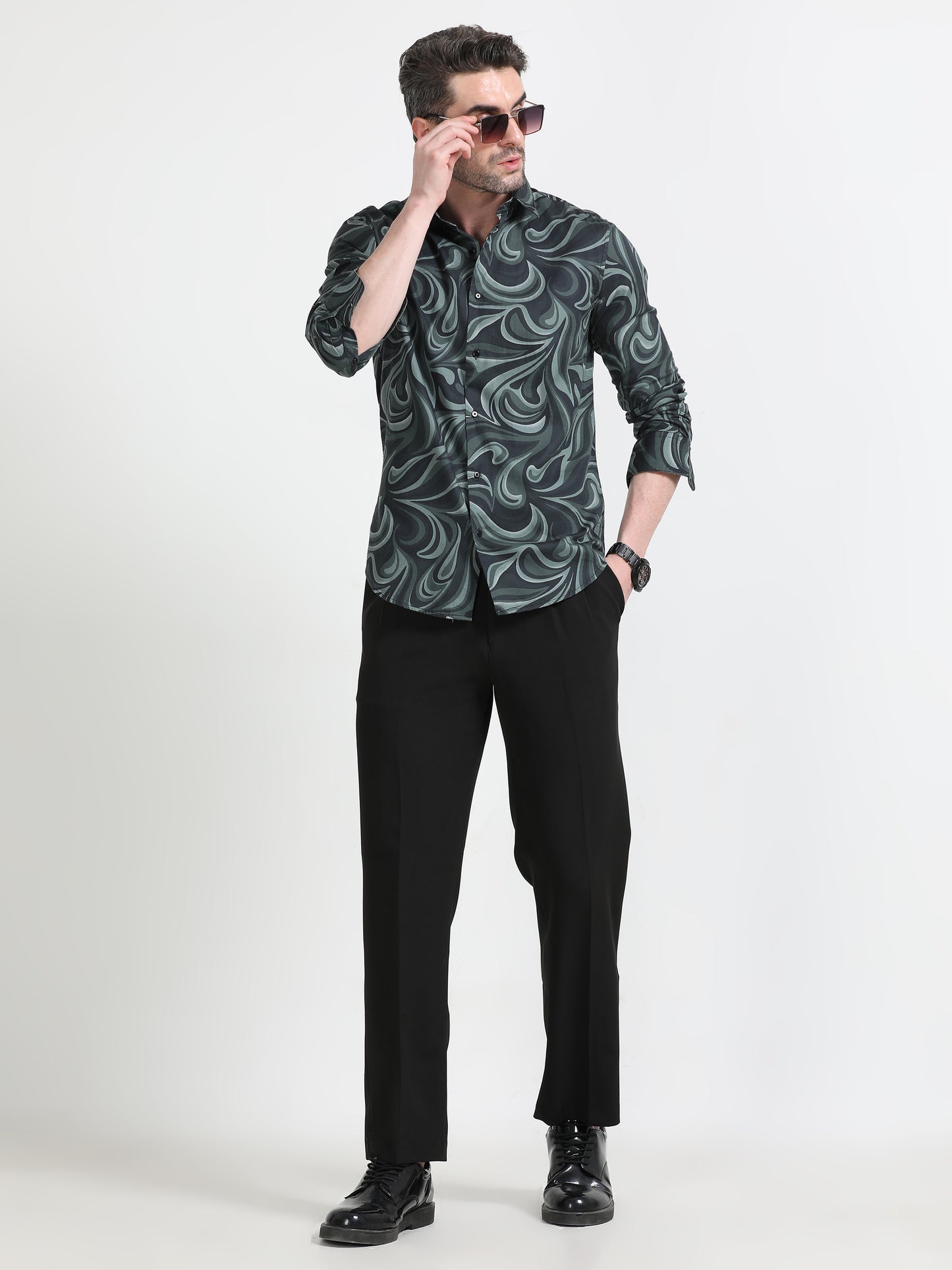 Nova Scottia Men’s printed shirt- Suave